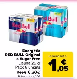 Red Bull - Energético Original O Sugar Free