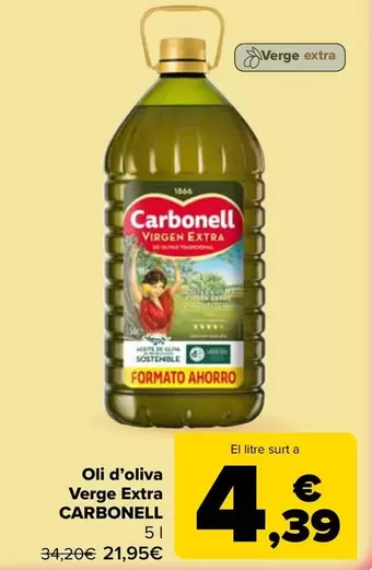 Carbonell - Aceite De Oliva Virgen Extra Carbonell