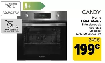 Candy - Horno Fidcp X625 L