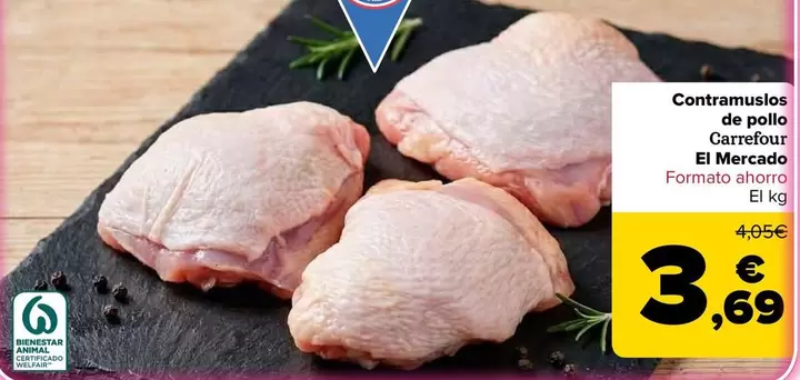 Carrefour El Mercado - Contramuslos De Pollo