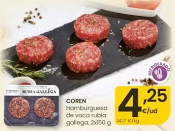 Coren - Hamburguesa De Vaca Rubia Gallega
