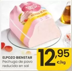 Elpozo Bienstar - Pechuga De Pavo Reducida En Sal