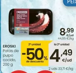 Eroski - Patas De Pulpo Cocido