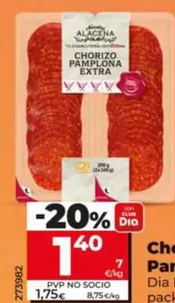Dia Nuestra Alacena - Chorizo Pamplona Extra 