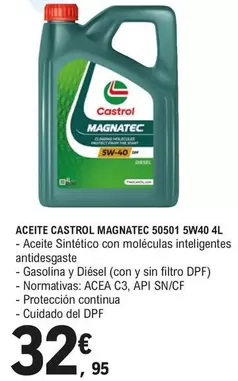 Castrol - Aceite Magnatec 50501 5w40 4l