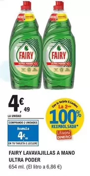 Fairy - Lavavajillas A Mano Ultra Poder
