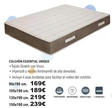 Colchón Essential Unique