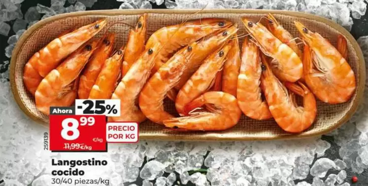 Langostino Cocido