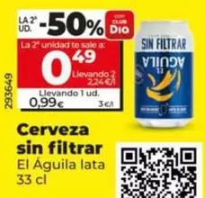 El Aguila - Cerveza Sin Filtrar