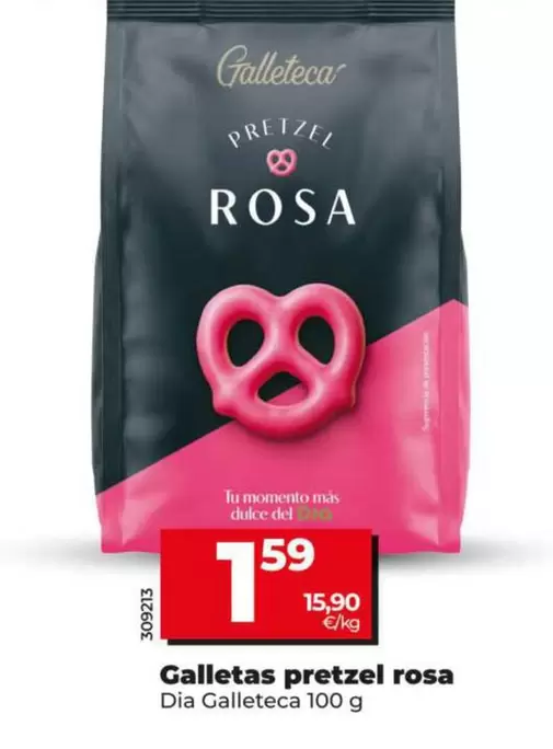 Dia Galleteca - Galletas Pretzel Rosa