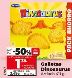 Artiach - Galletas Dinosaurus 
