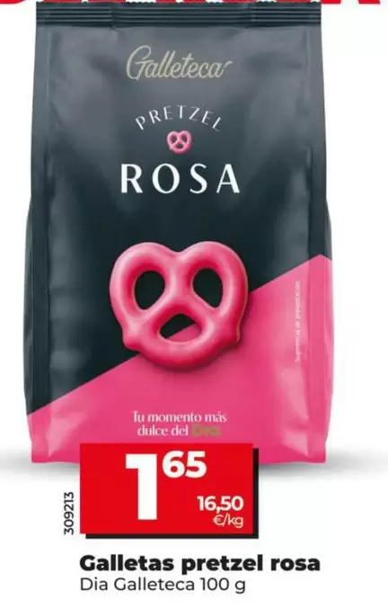 Dia Galleteca - Galletas Pretzel Rosa