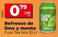 Fuze Tea - Refresco De Lima Y Menta