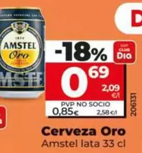 Amstel - Cerveza Oro