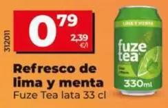 Fuze Tea - Refresco De Lima Y Menta