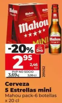 Mahou - Cerveza 5 Estrellas Mini 