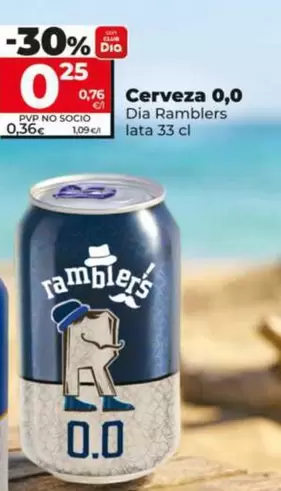 Dia Ramblers - Cerveza 0,0 