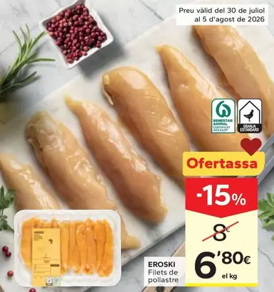 Eroski - Filets De Pollastre