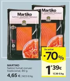 Martiko - Salmó Fumat Noruec Tradicional