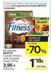 Nestlé - Fitness Cereals Amb Xocolata Negra