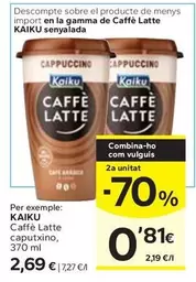 Kaiku - Caffe Latte Caputxino