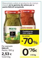 Gallo - Pesto