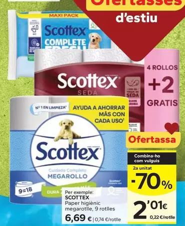 Scottex - Paper Higienic Megarotlle