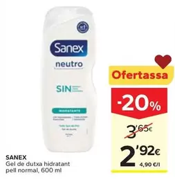 Sanex - Gel De Dutxa Hidratant Pell Normal