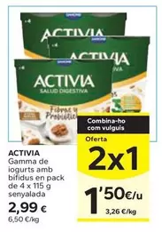 Activia - Gamma De Iogurts Amb Bifidus En Pack Senyalada