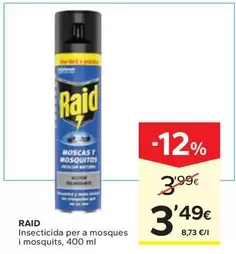 Raid - Insecticida Per A Mosques I Mosquitos