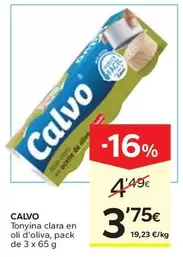 Calvo - Tonyina Clara En Oli D'Oliva