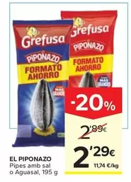 Grefusa - El Piponazo Pipes Amb Sal