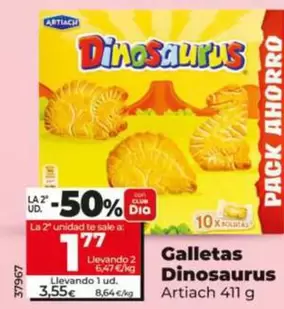 Artiach - Galletas Dinosaurus