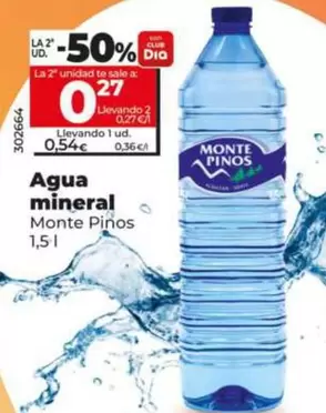 Monte Pinos - Agua Mineral