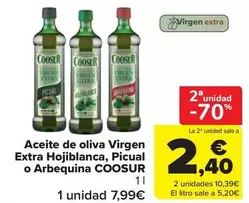 Coosur - Aceite De Oliva Virgen Extra Hojiblanca