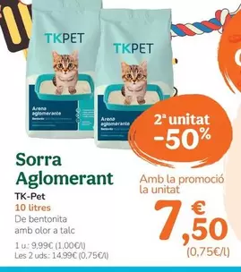 Tk-Pet - Arena Aglomerante