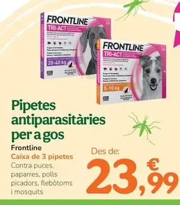Frontline - Pipetas Antiparasitarias Para Perro