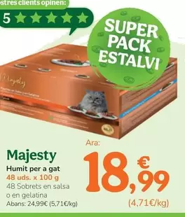 Majesty - Humedo Para Gato