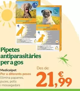 Medicalpet - Pipetas Antiparasitarias Para Perro
