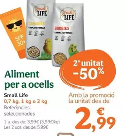 Small Life - Alimento Para Aves
