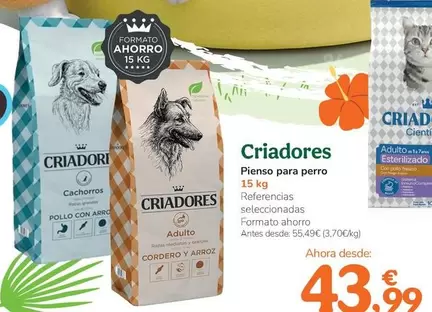 Criadores - Pienso Para Perro