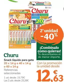 Churu - Snack Líquido Para Gato
