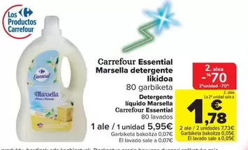 carrefour - Carrefour Essential Marsella Detergente Lixidoa