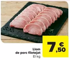 Llom De Porc Filetejat
