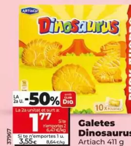 Artiach - Galletas Dinosaurus 