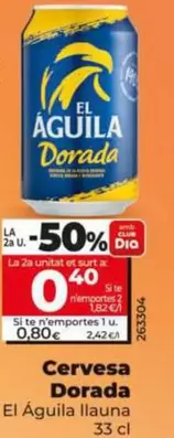 El Águila - Cerveza Dorada 