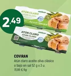 coviran - Atun Claro Aceite Oliva Clasico O Bajo En Sal