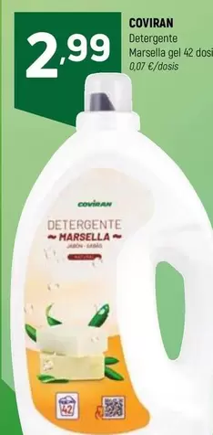 coviran - Detergente Marsella Gel 42 Dos
