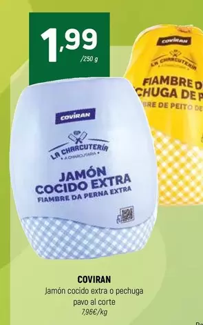 coviran - Jamon Cocido Extra O Pechuga Pavo