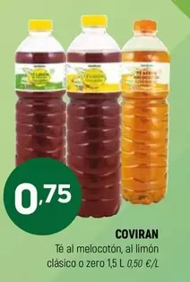 coviran - Te Al Melocoton, Al Limón Clásico O Zero